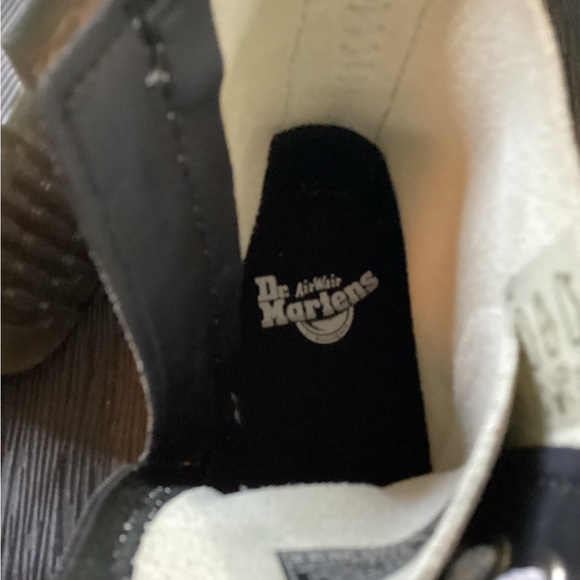 Dr. Martens Black and White Lace-Up Boots - Picture 12 of 15